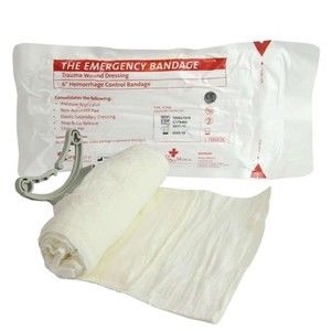 Israeli Emergency Trauma & Hemorrhage Control Bandage - White 4" inches - 2 Pack